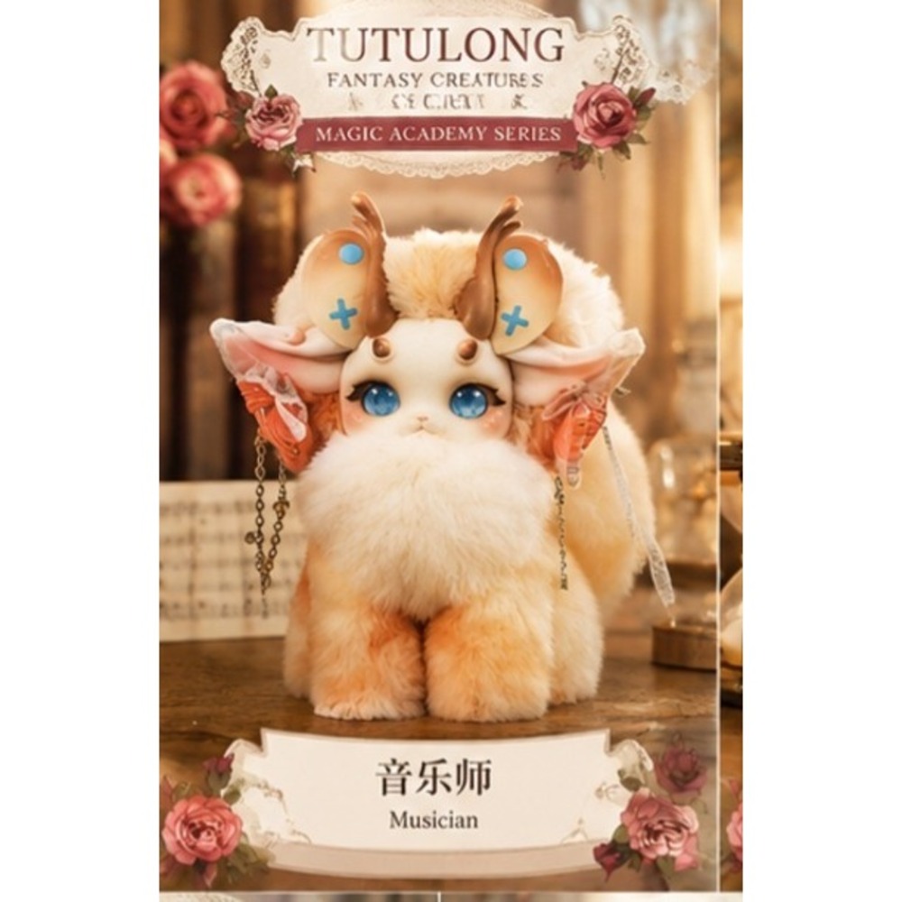 New Tutulong Fantasy Magic Academy Dragon Confirmed Musician Blind Box Plush Toy